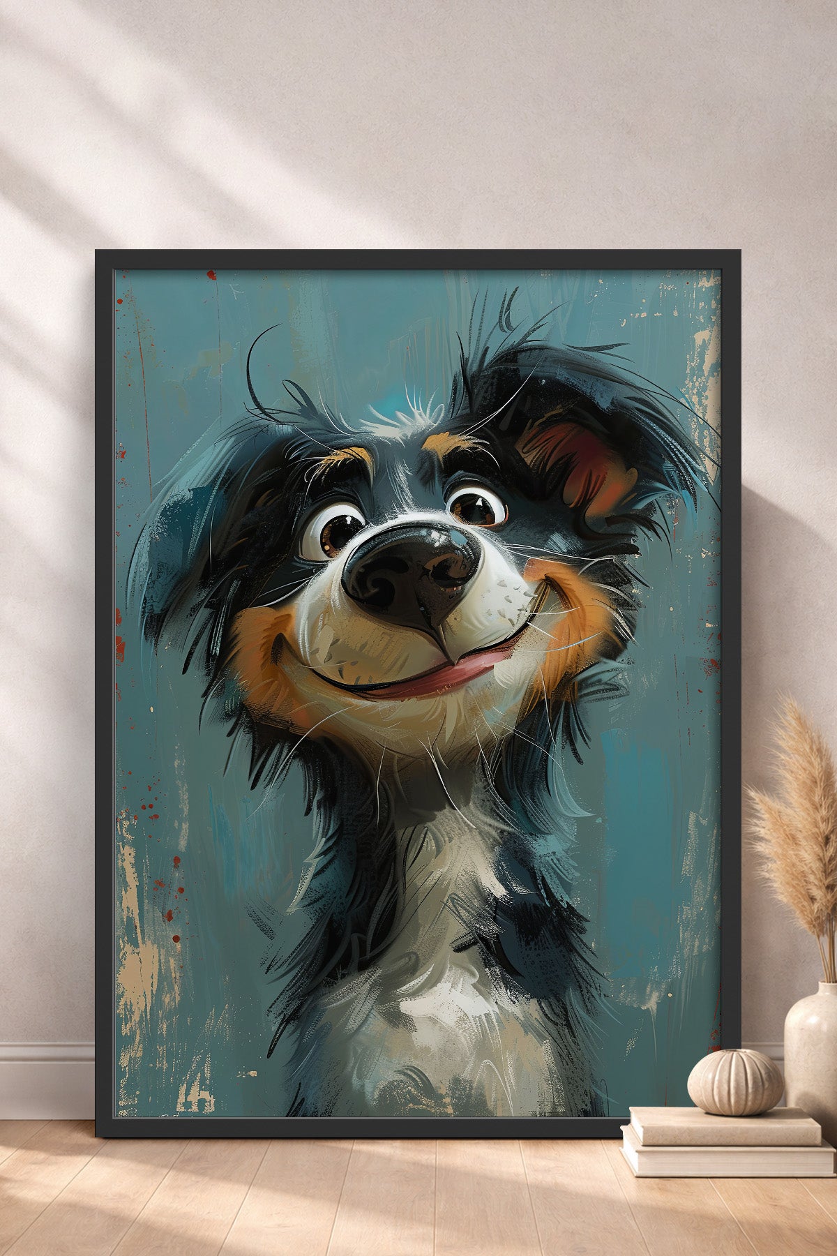 HOMEPACK Border Collie’nin Neşesi Tablo  BEK-8584
