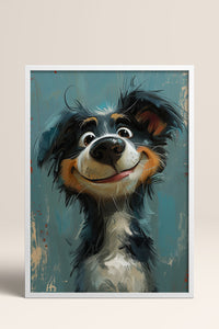 HOMEPACK Border Collie’nin Neşesi Tablo  BEK-8584