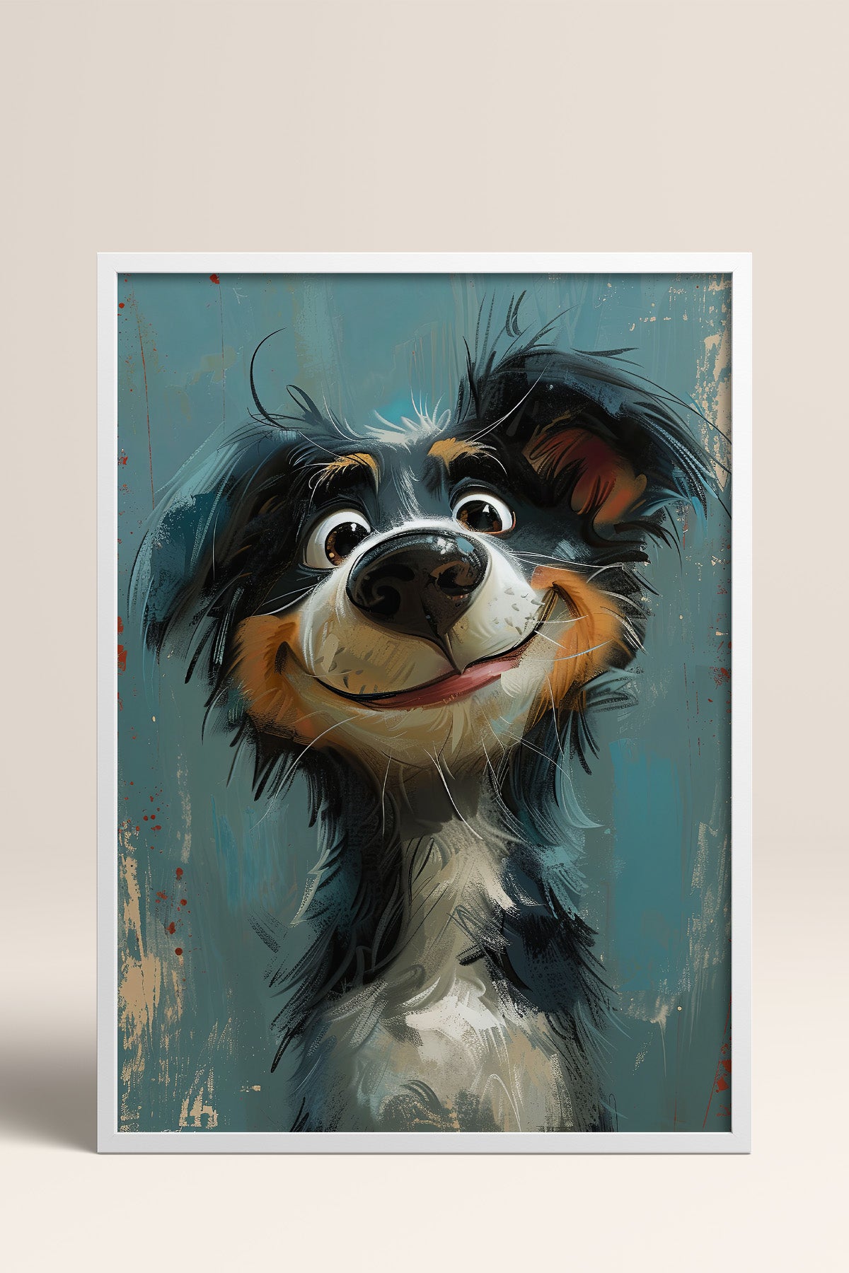 HOMEPACK Border Collie’nin Neşesi Tablo  BEK-8584