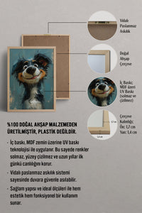 HOMEPACK Border Collie’nin Neşesi Tablo  BEK-8584