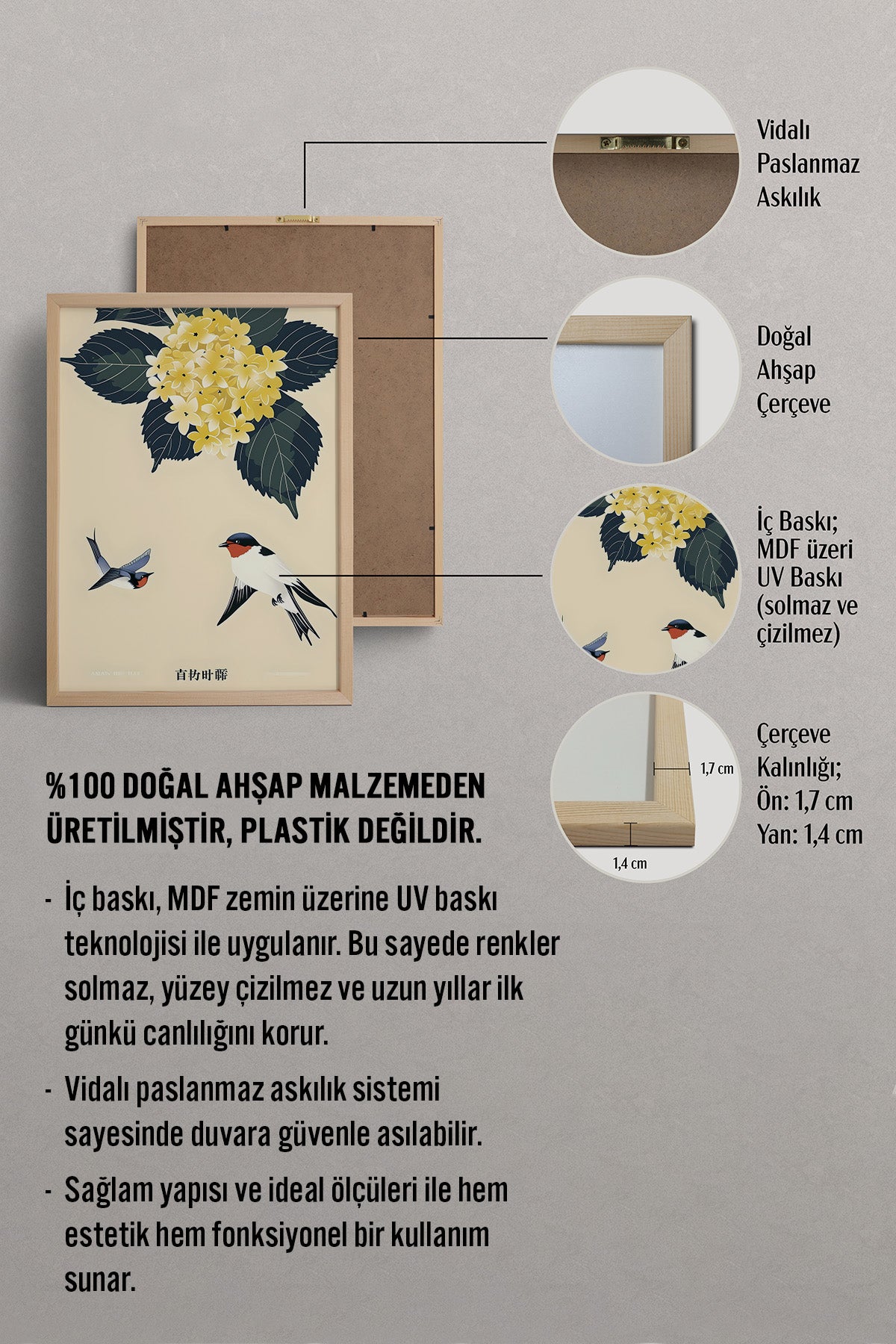 HOMEPACK Kırlangıç Rüyası Tablo  BEK-8586