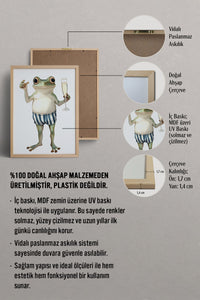 HOMEPACK Kurbağa Bey’in Kutlaması Tablo  BEK-8593