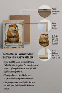 HOMEPACK Sevimli Kunduz Tablo  BEK-8594