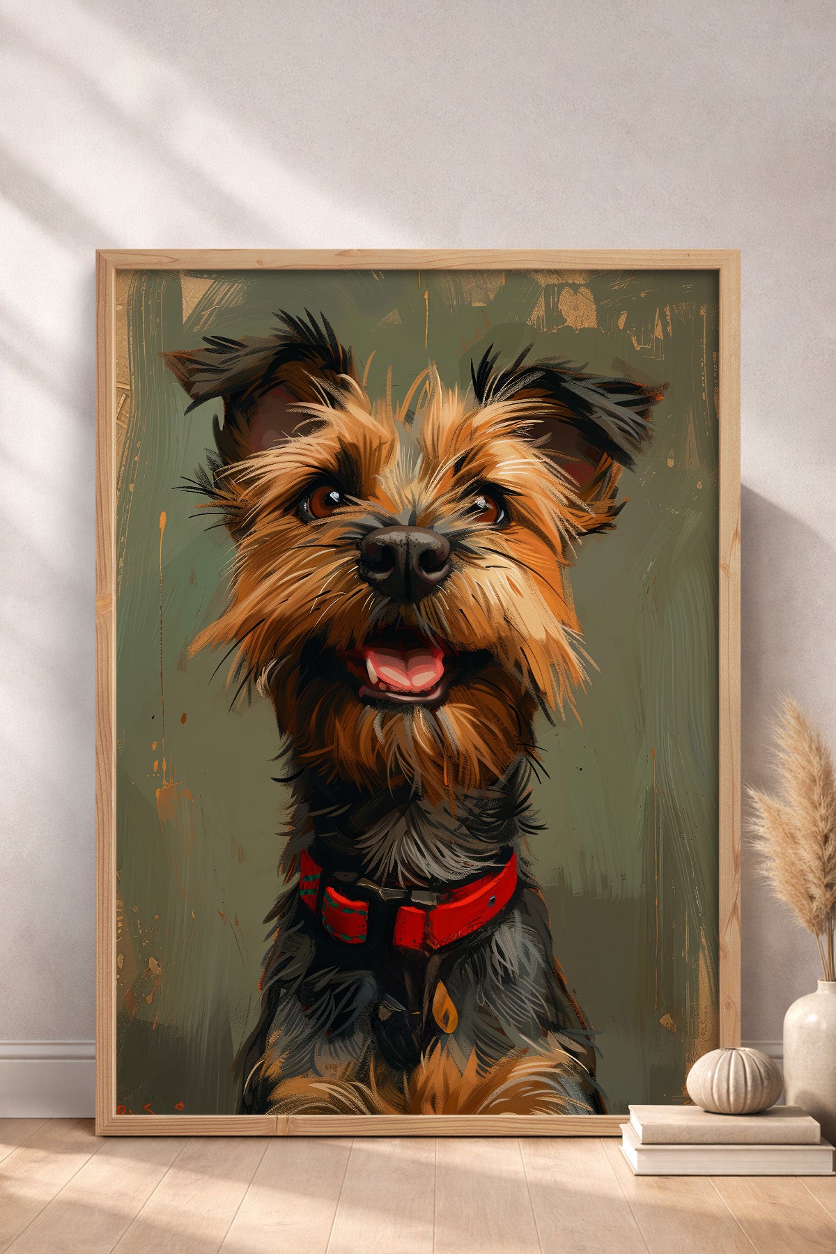 HOMEPACK Neşeli Terrier Tablo  BEK-8601