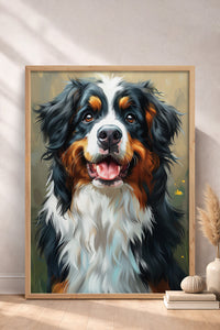 HOMEPACK Neşeli Bernese Tablo  BEK-8605
