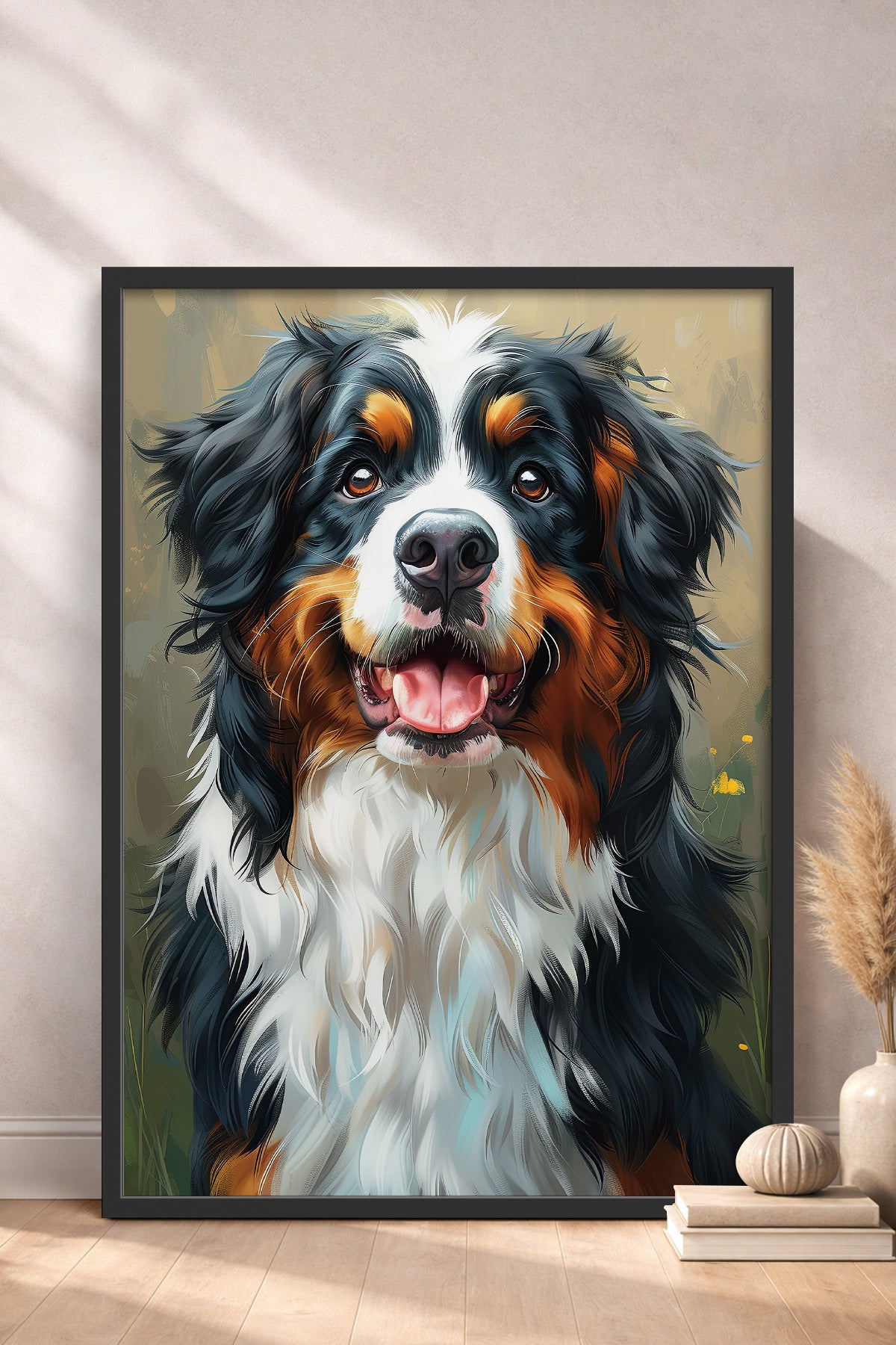 HOMEPACK Neşeli Bernese Tablo  BEK-8605
