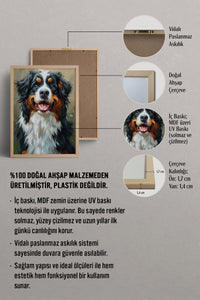 HOMEPACK Neşeli Bernese Tablo  BEK-8605