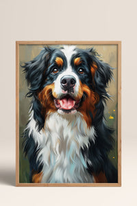 HOMEPACK Neşeli Bernese Tablo  BEK-8605