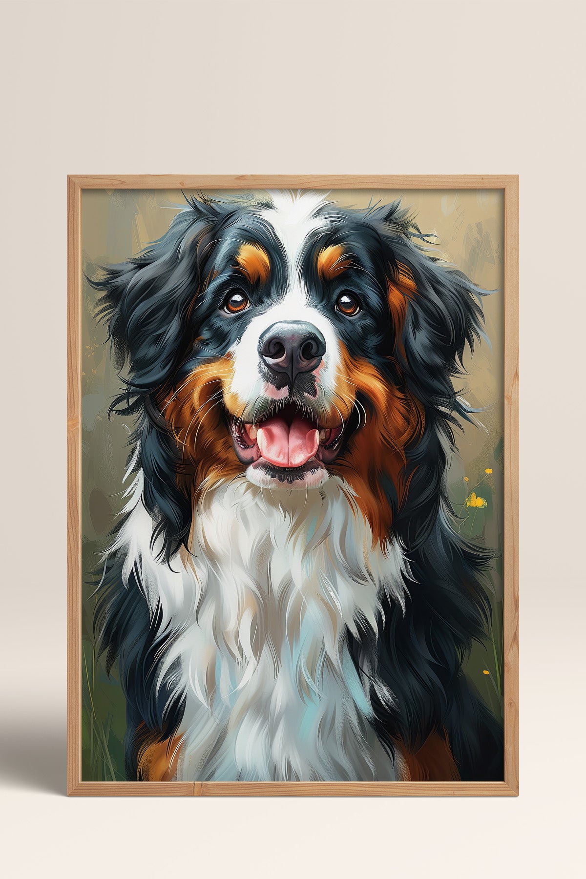 HOMEPACK Neşeli Bernese Tablo  BEK-8605