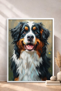 HOMEPACK Neşeli Bernese Tablo  BEK-8605