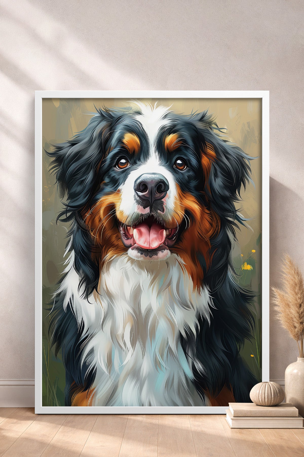 HOMEPACK Neşeli Bernese Tablo  BEK-8605