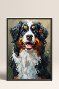 HOMEPACK Neşeli Bernese Tablo  BEK-8605