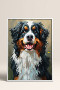 HOMEPACK Neşeli Bernese Tablo  BEK-8605