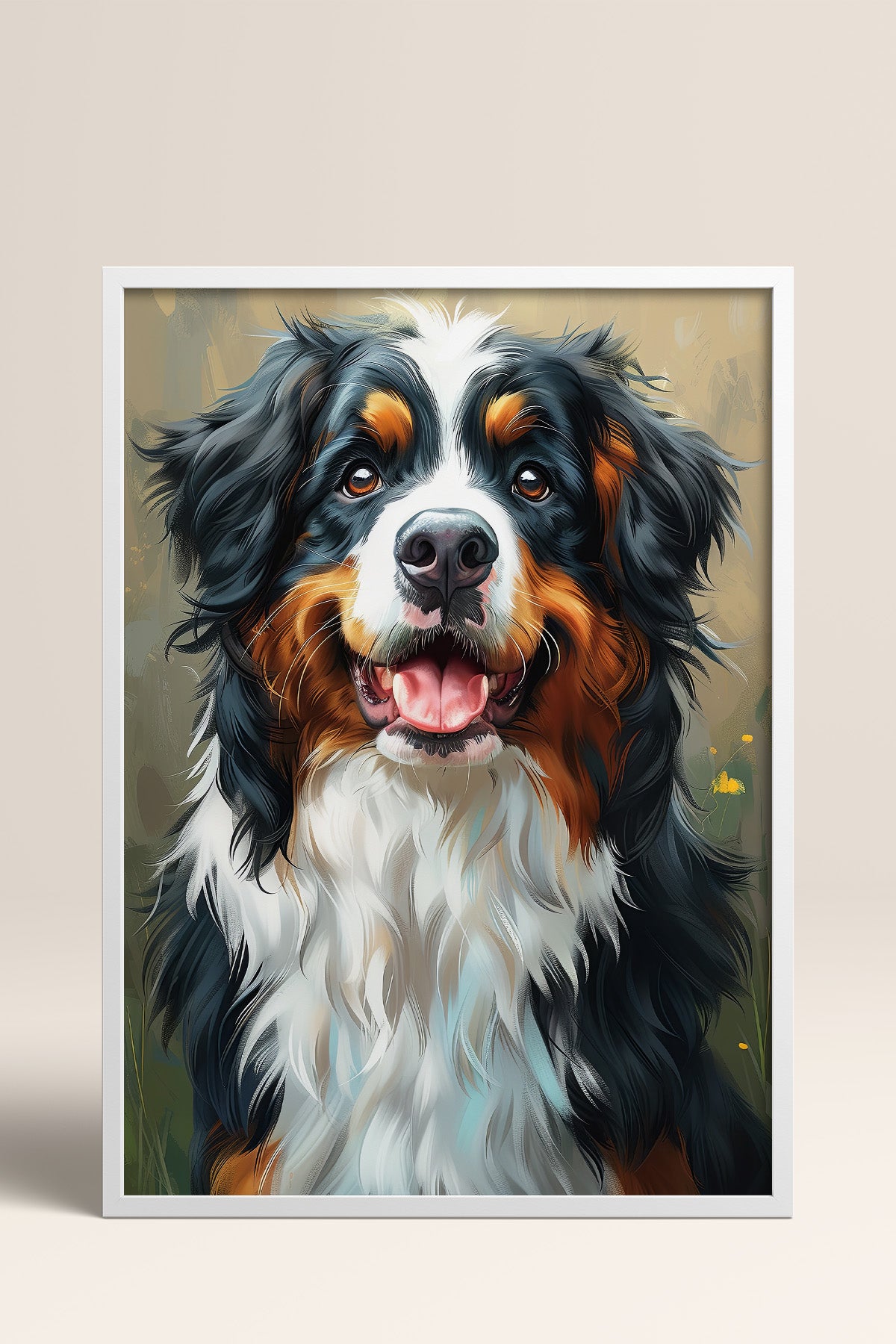 HOMEPACK Neşeli Bernese Tablo  BEK-8605