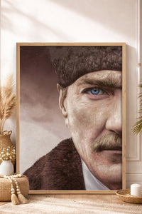 HOMEPACK Ahşap Çerçeveli Tablo Çerçeveli Poster Sanatsal Modern Duvar Dekoru ATA-11