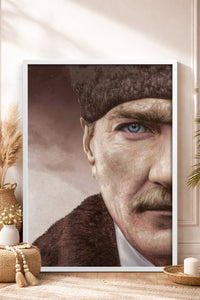 HOMEPACK Ahşap Çerçeveli Tablo Çerçeveli Poster Sanatsal Modern Duvar Dekoru ATA-11