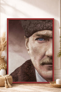 HOMEPACK Ahşap Çerçeveli Tablo Çerçeveli Poster Sanatsal Modern Duvar Dekoru ATA-11