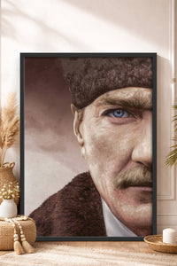 HOMEPACK Ahşap Çerçeveli Tablo Çerçeveli Poster Sanatsal Modern Duvar Dekoru ATA-11