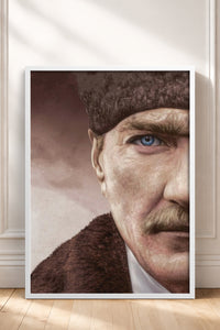 HOMEPACK Ahşap Çerçeveli Tablo Çerçeveli Poster Sanatsal Modern Duvar Dekoru ATA-11
