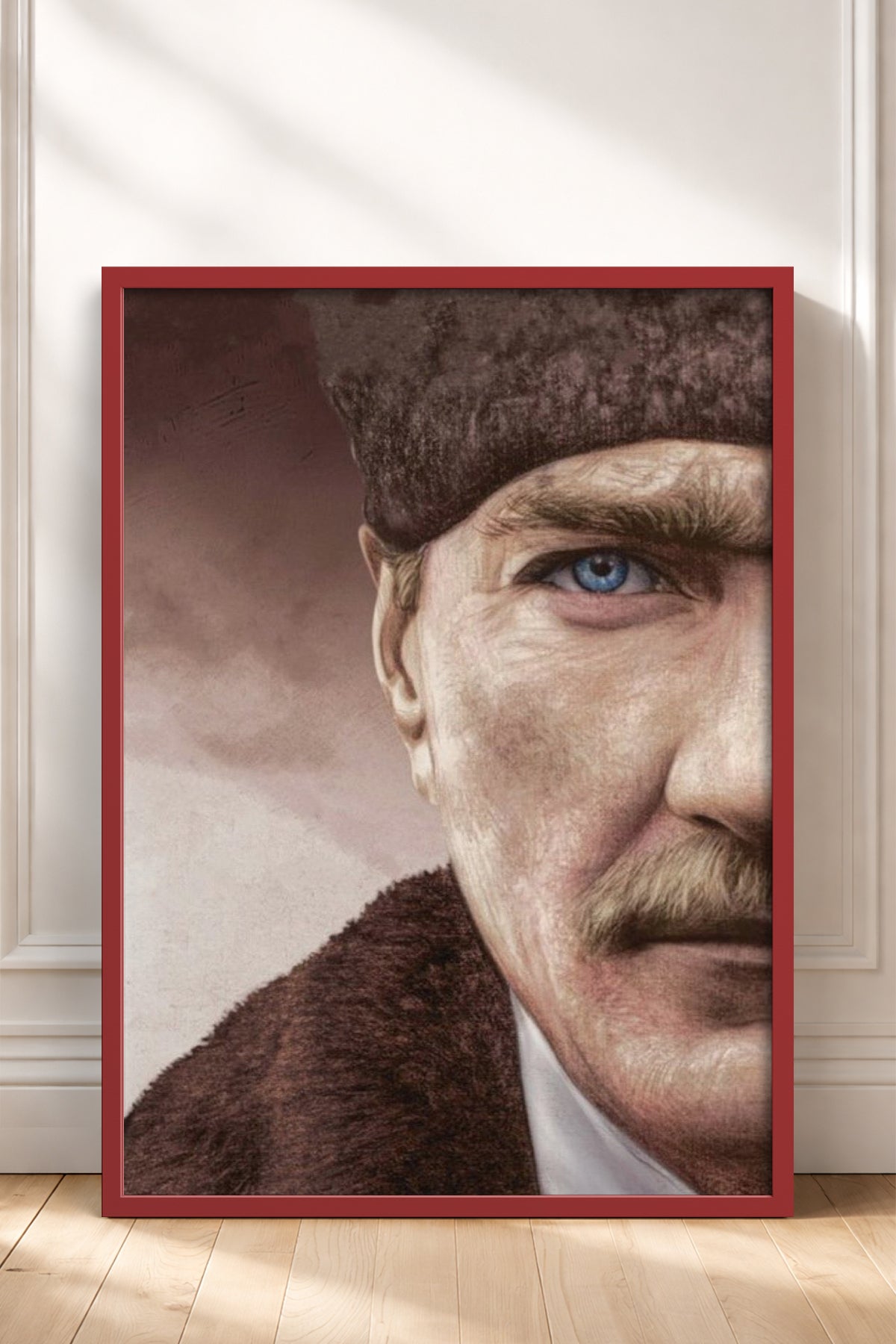 HOMEPACK Ahşap Çerçeveli Tablo Çerçeveli Poster Sanatsal Modern Duvar Dekoru ATA-11
