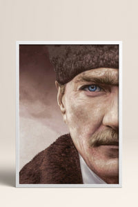 HOMEPACK Ahşap Çerçeveli Tablo Çerçeveli Poster Sanatsal Modern Duvar Dekoru ATA-11