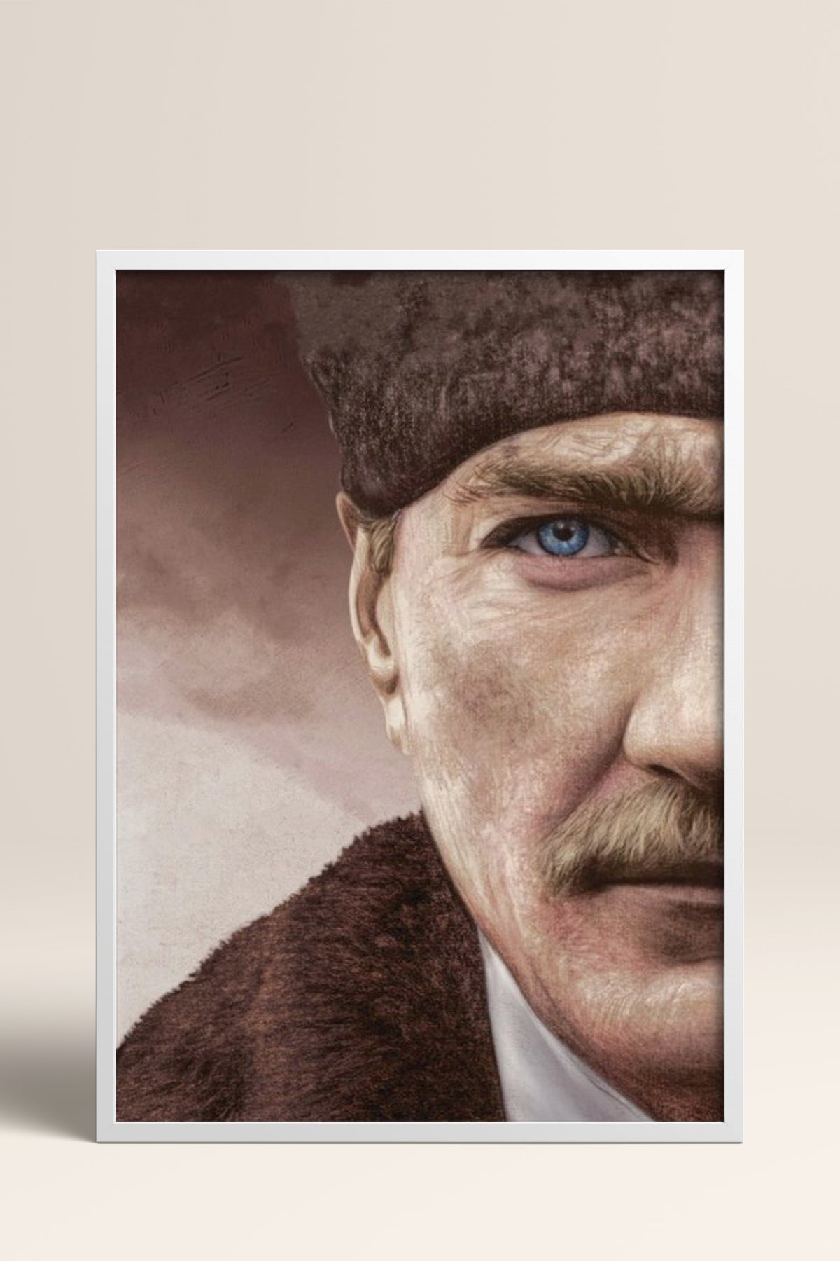HOMEPACK Ahşap Çerçeveli Tablo Çerçeveli Poster Sanatsal Modern Duvar Dekoru ATA-11
