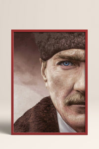 HOMEPACK Ahşap Çerçeveli Tablo Çerçeveli Poster Sanatsal Modern Duvar Dekoru ATA-11