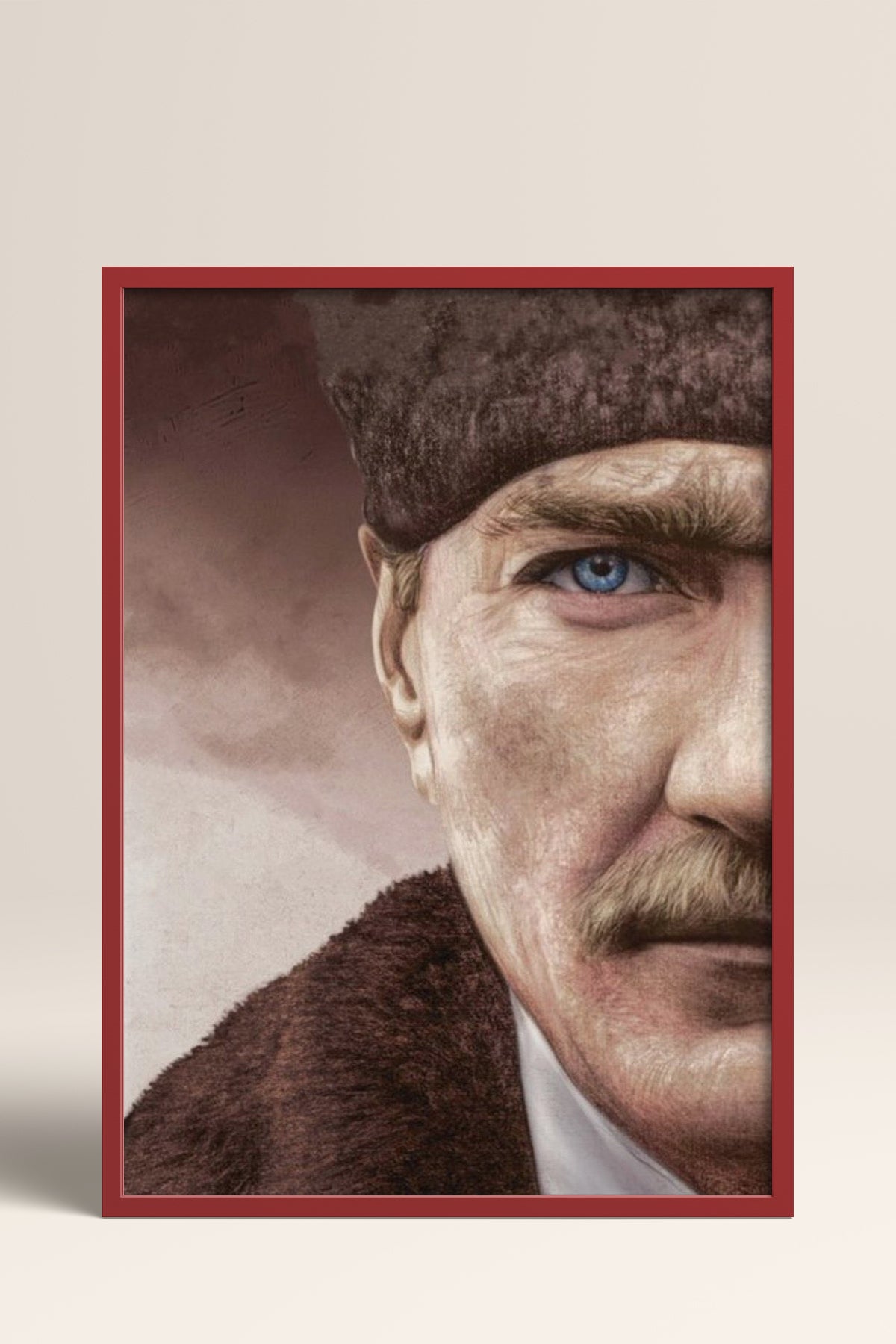HOMEPACK Ahşap Çerçeveli Tablo Çerçeveli Poster Sanatsal Modern Duvar Dekoru ATA-11