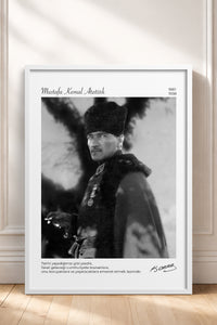 HOMEPACK Ahşap Çerçeveli Tablo Çerçeveli Poster Sanatsal Modern Duvar Dekoru ATA-14
