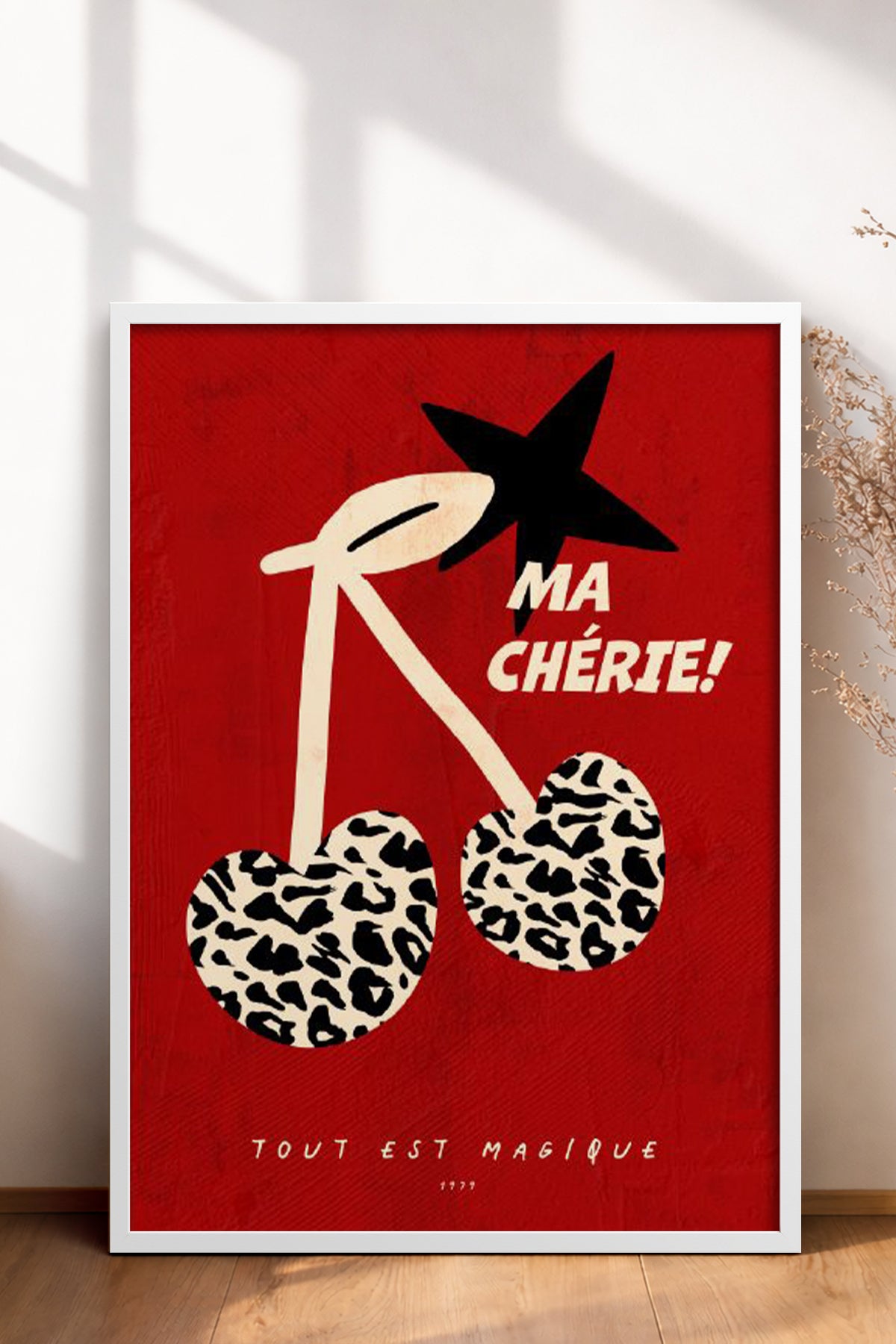 HOMEPACK Ahşap Çerçeveli Tablo Çerçeveli Poster Sanatsal Modern Duvar Dekoru BEK-8002