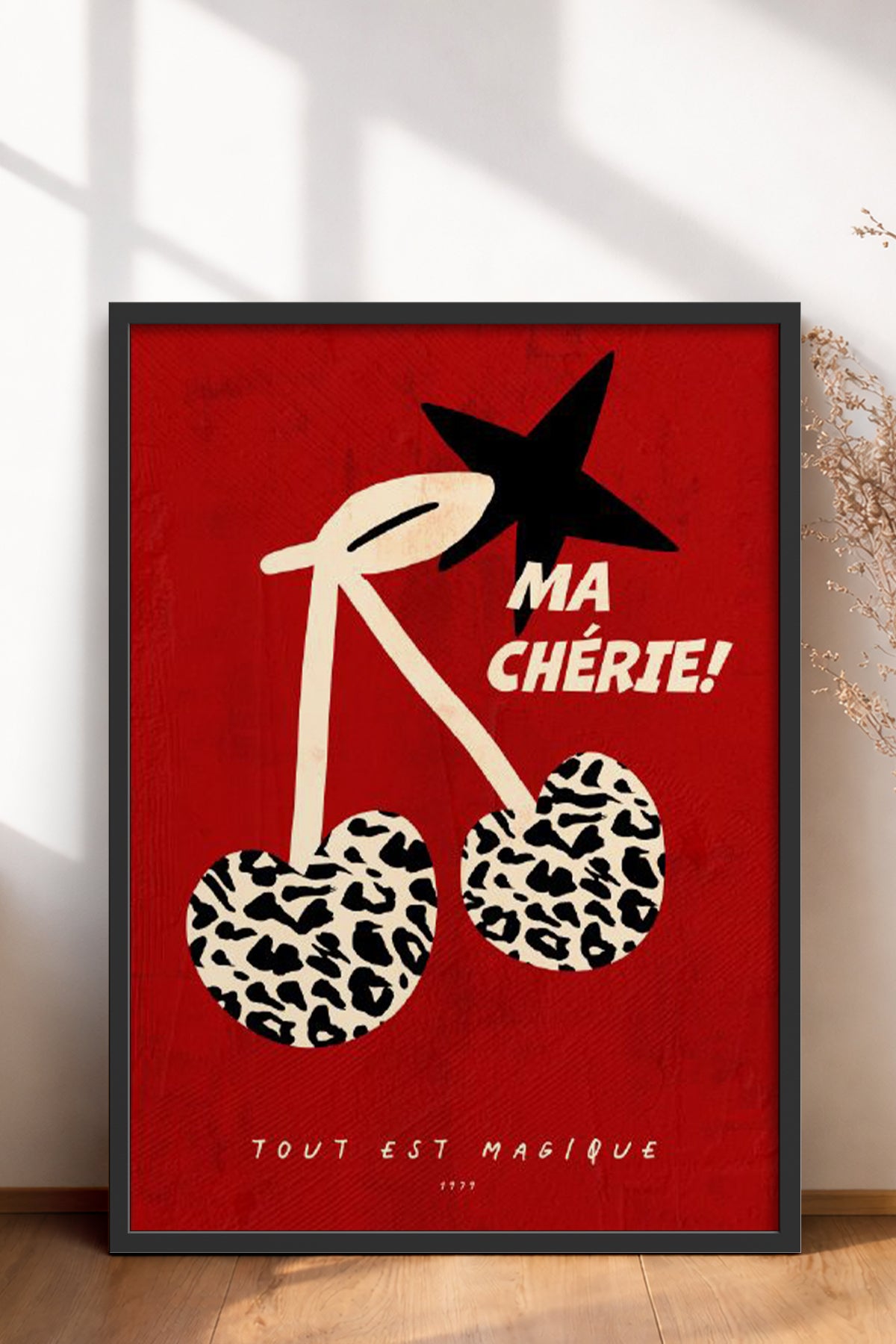 HOMEPACK Ahşap Çerçeveli Tablo Çerçeveli Poster Sanatsal Modern Duvar Dekoru BEK-8002
