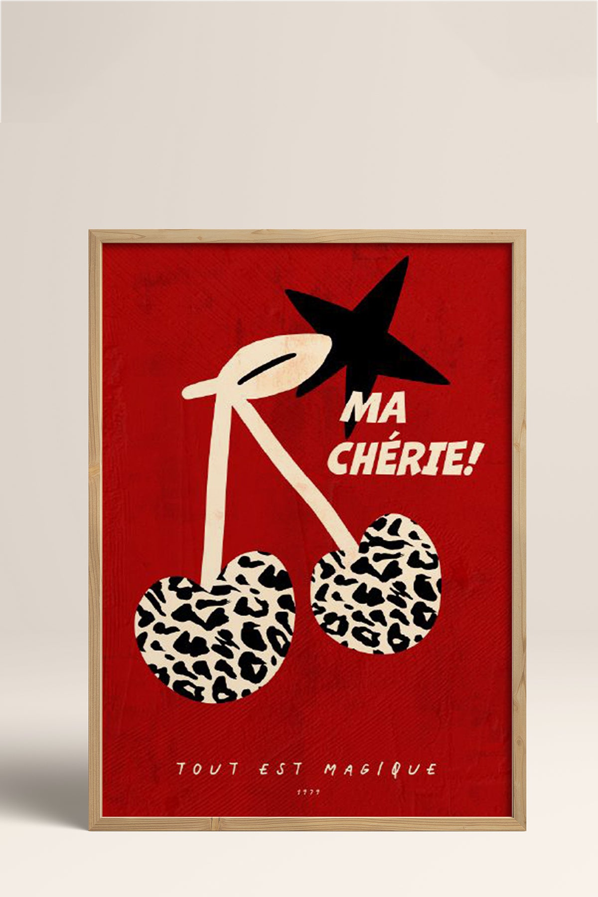 HOMEPACK Ahşap Çerçeveli Tablo Çerçeveli Poster Sanatsal Modern Duvar Dekoru BEK-8002