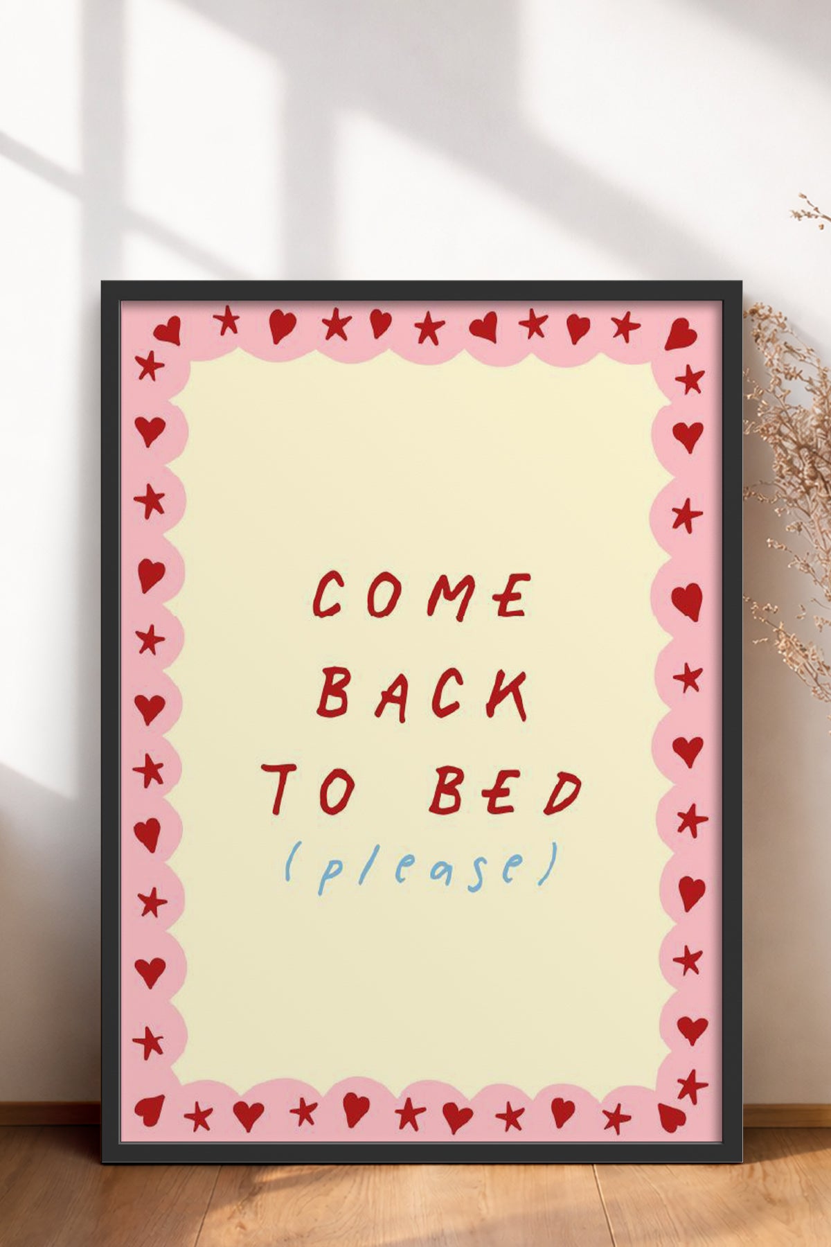 HOMEPACK Ahşap Çerçeveli Tablo Çerçeveli Poster Sanatsal Modern Duvar Dekoru BEK-8003