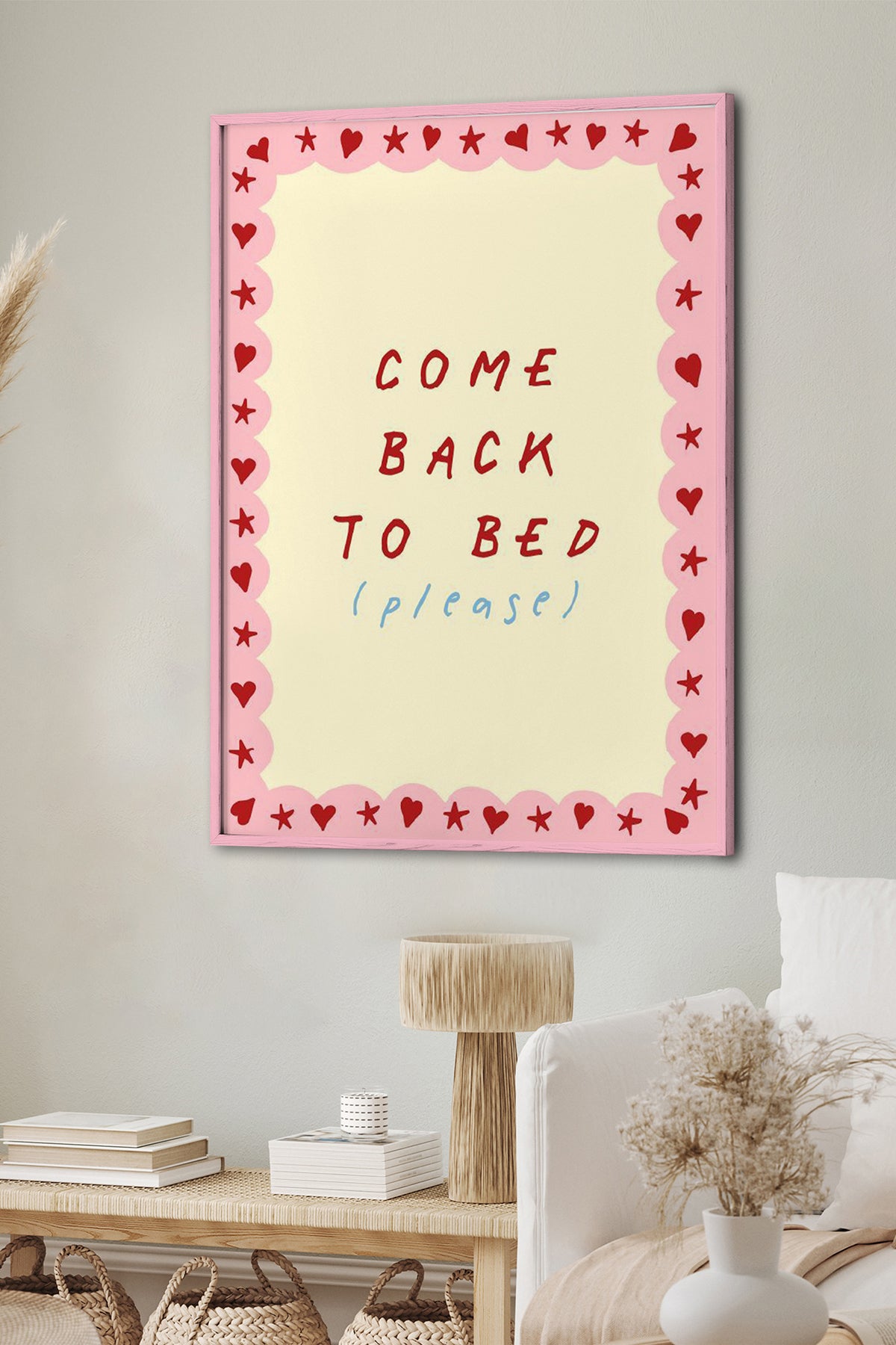 HOMEPACK Ahşap Çerçeveli Tablo Çerçeveli Poster Sanatsal Modern Duvar Dekoru BEK-8003