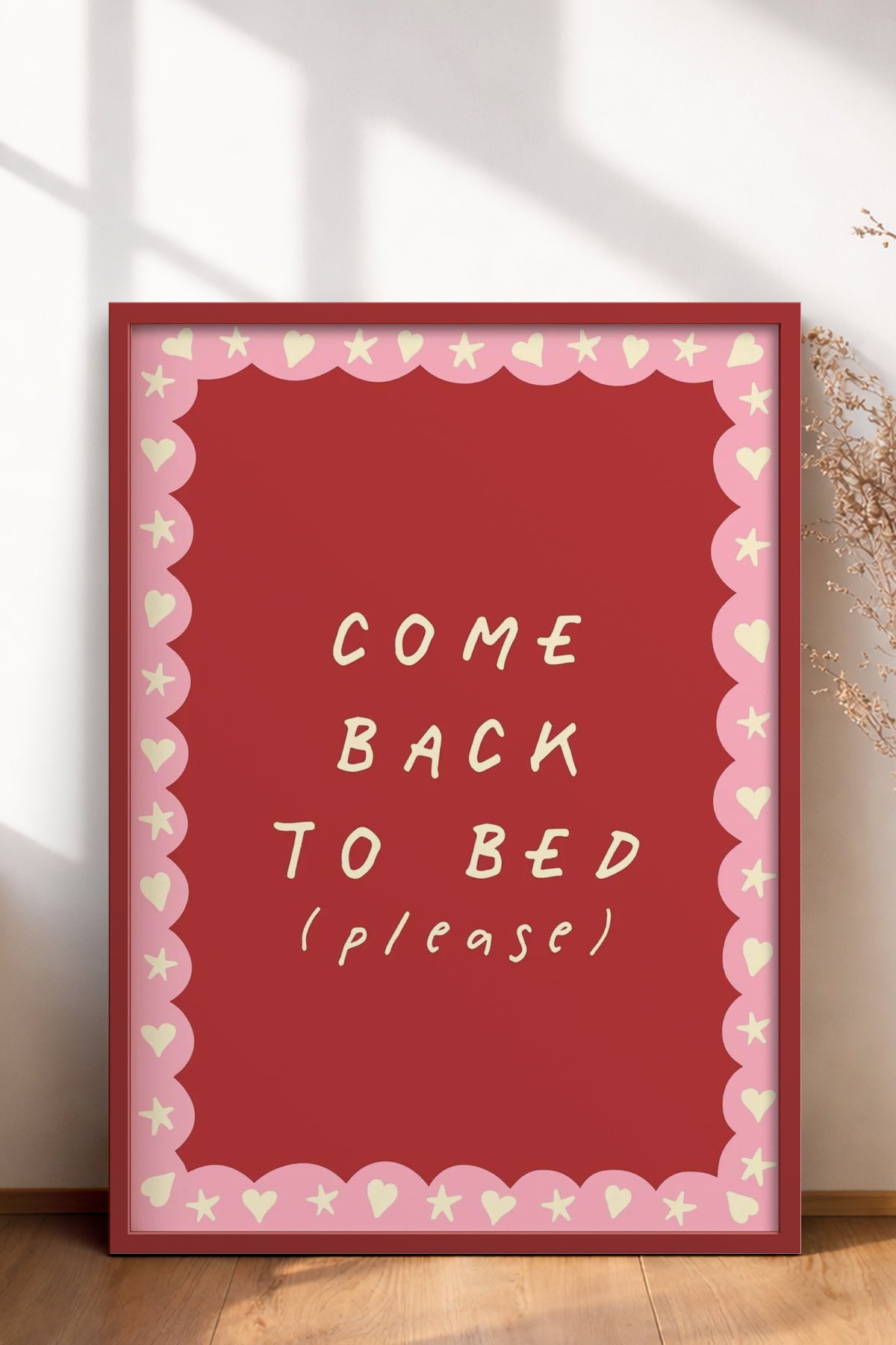 HOMEPACK Ahşap Çerçeveli Tablo Çerçeveli Poster Sanatsal Modern Duvar Dekoru BEK-8004