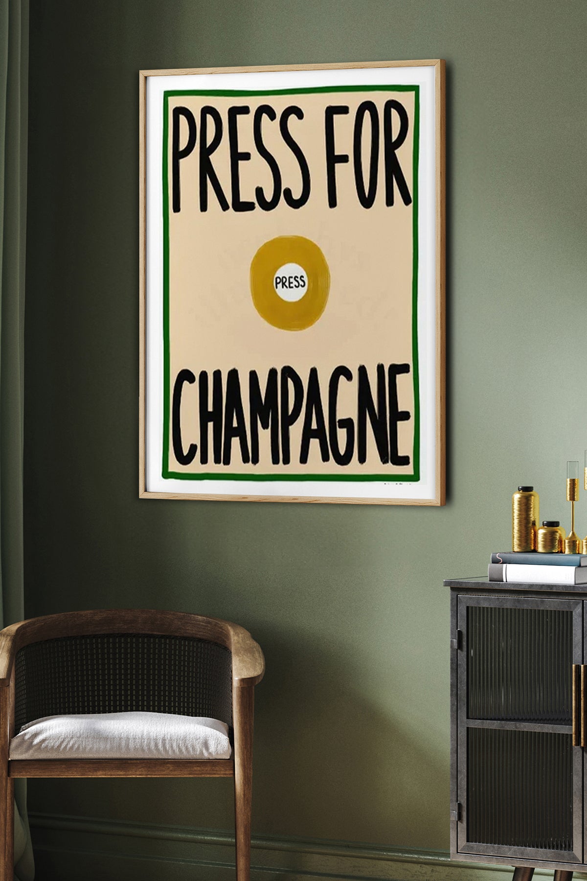 HOMEPACK Ahşap Çerçeveli Tablo Çerçeveli Poster Sanatsal Modern Duvar Dekoru BEK-8009