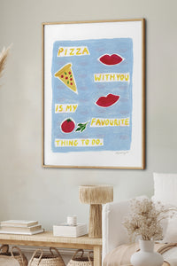 HOMEPACK Ahşap Çerçeveli Tablo Çerçeveli Poster Sanatsal Modern Duvar Dekoru BEK-8010