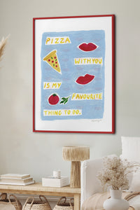 HOMEPACK Ahşap Çerçeveli Tablo Çerçeveli Poster Sanatsal Modern Duvar Dekoru BEK-8010