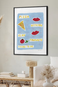 HOMEPACK Ahşap Çerçeveli Tablo Çerçeveli Poster Sanatsal Modern Duvar Dekoru BEK-8010