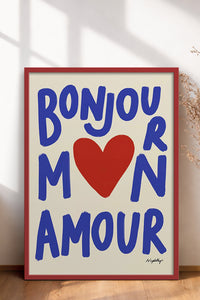 HOMEPACK Ahşap Çerçeveli Tablo Çerçeveli Poster Sanatsal Modern Duvar Dekoru BEK-8011