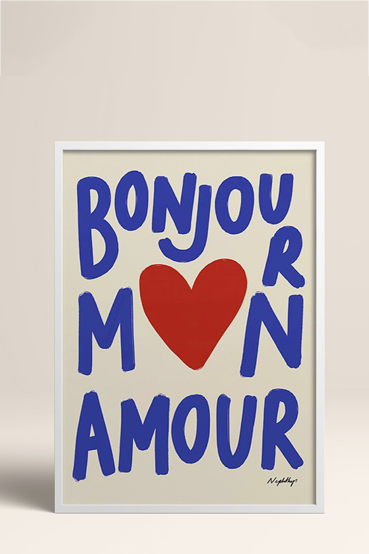 HOMEPACK Ahşap Çerçeveli Tablo Çerçeveli Poster Sanatsal Modern Duvar Dekoru BEK-8011