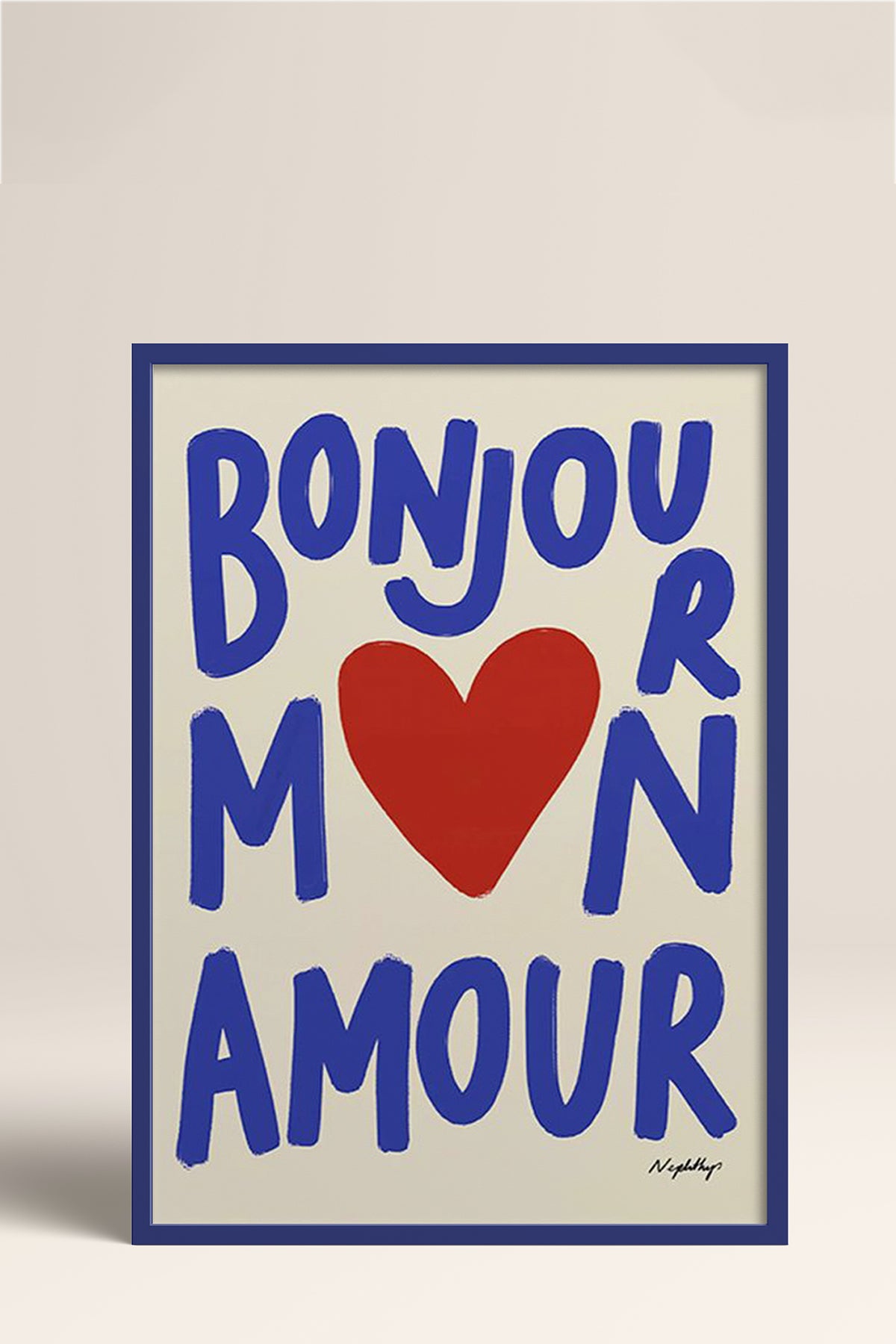 HOMEPACK Ahşap Çerçeveli Tablo Çerçeveli Poster Sanatsal Modern Duvar Dekoru BEK-8011