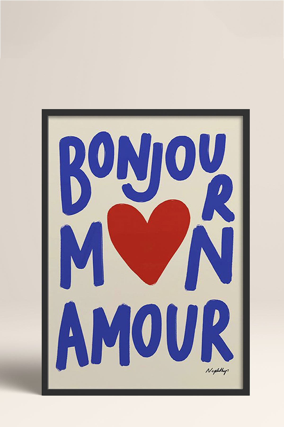 HOMEPACK Ahşap Çerçeveli Tablo Çerçeveli Poster Sanatsal Modern Duvar Dekoru BEK-8011