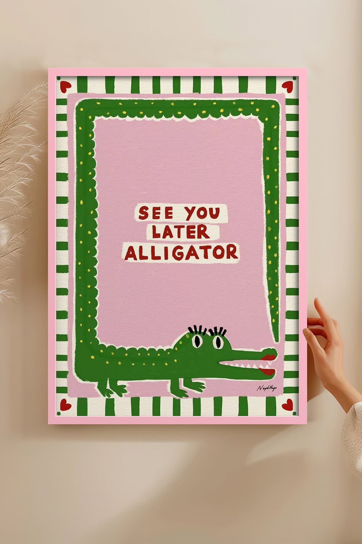 HOMEPACK Ahşap Çerçeveli Tablo Çerçeveli Poster Sanatsal Modern Duvar Dekoru BEK-8012