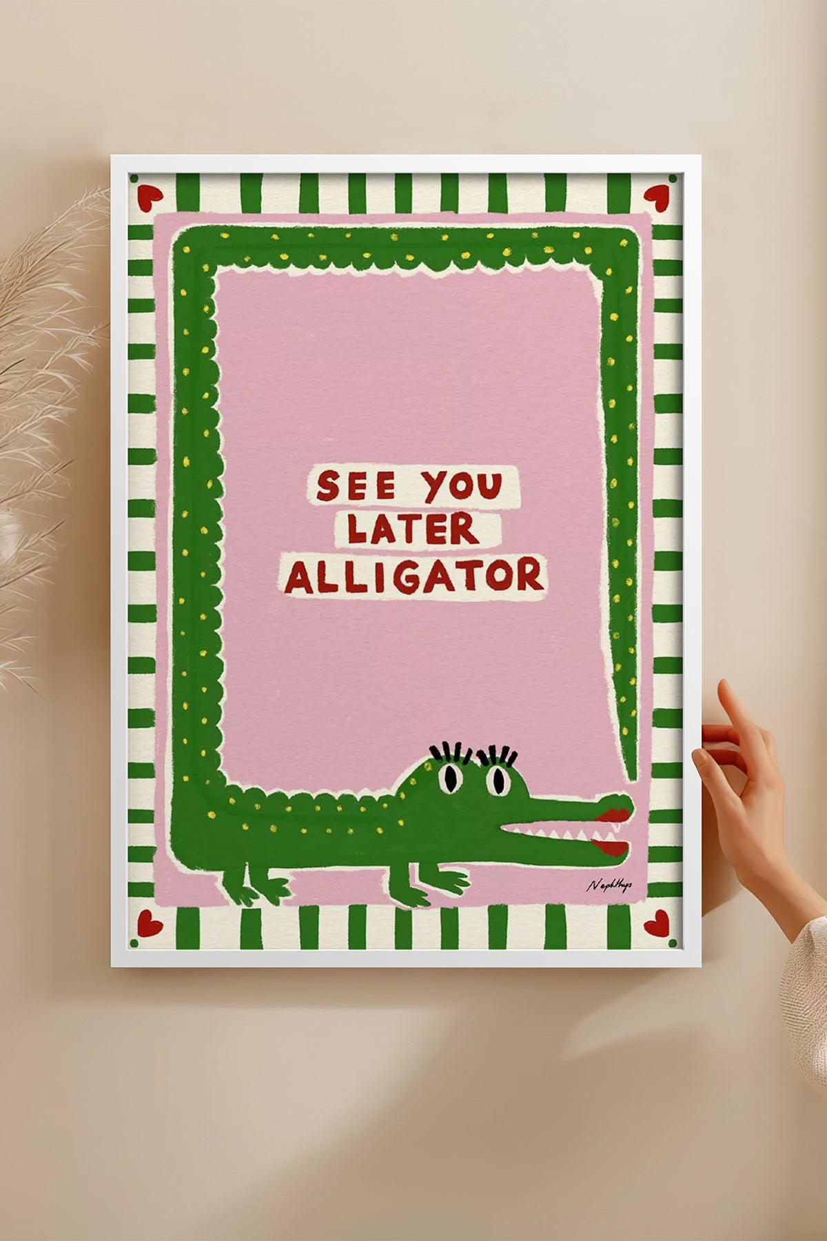 HOMEPACK Ahşap Çerçeveli Tablo Çerçeveli Poster Sanatsal Modern Duvar Dekoru BEK-8012