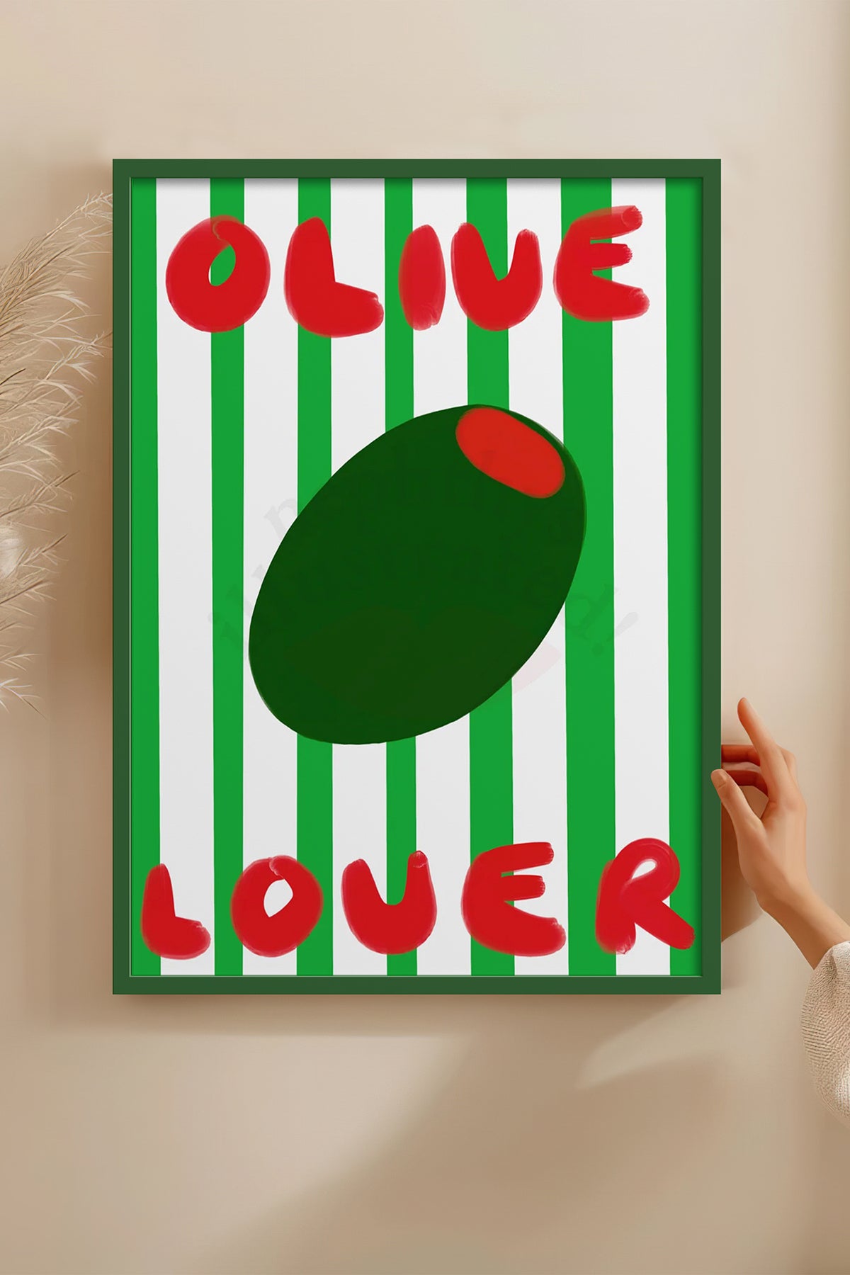 HOMEPACK Ahşap Çerçeveli Tablo Çerçeveli Poster Sanatsal Modern Duvar Dekoru BEK-8013