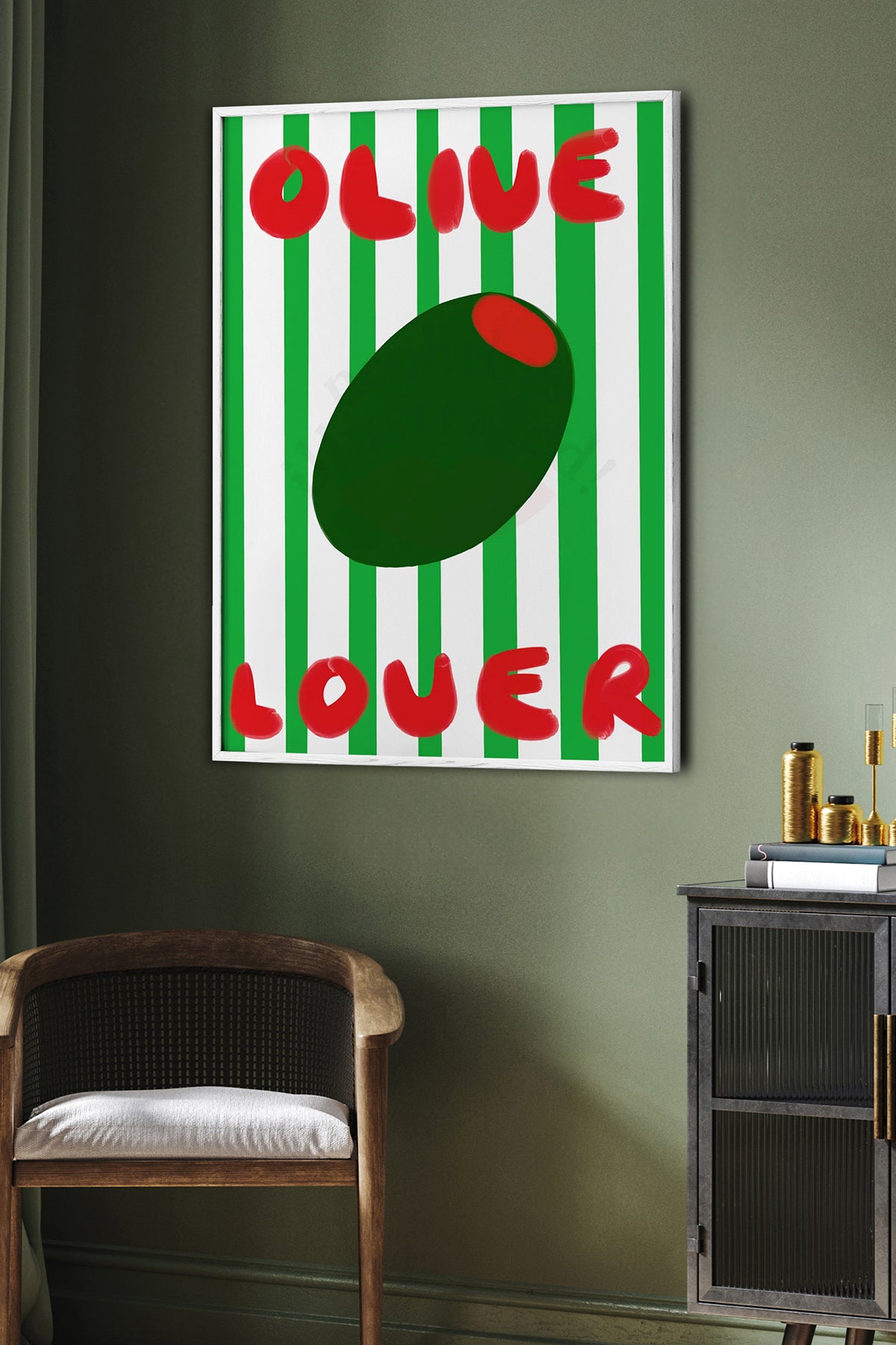 HOMEPACK Ahşap Çerçeveli Tablo Çerçeveli Poster Sanatsal Modern Duvar Dekoru BEK-8013