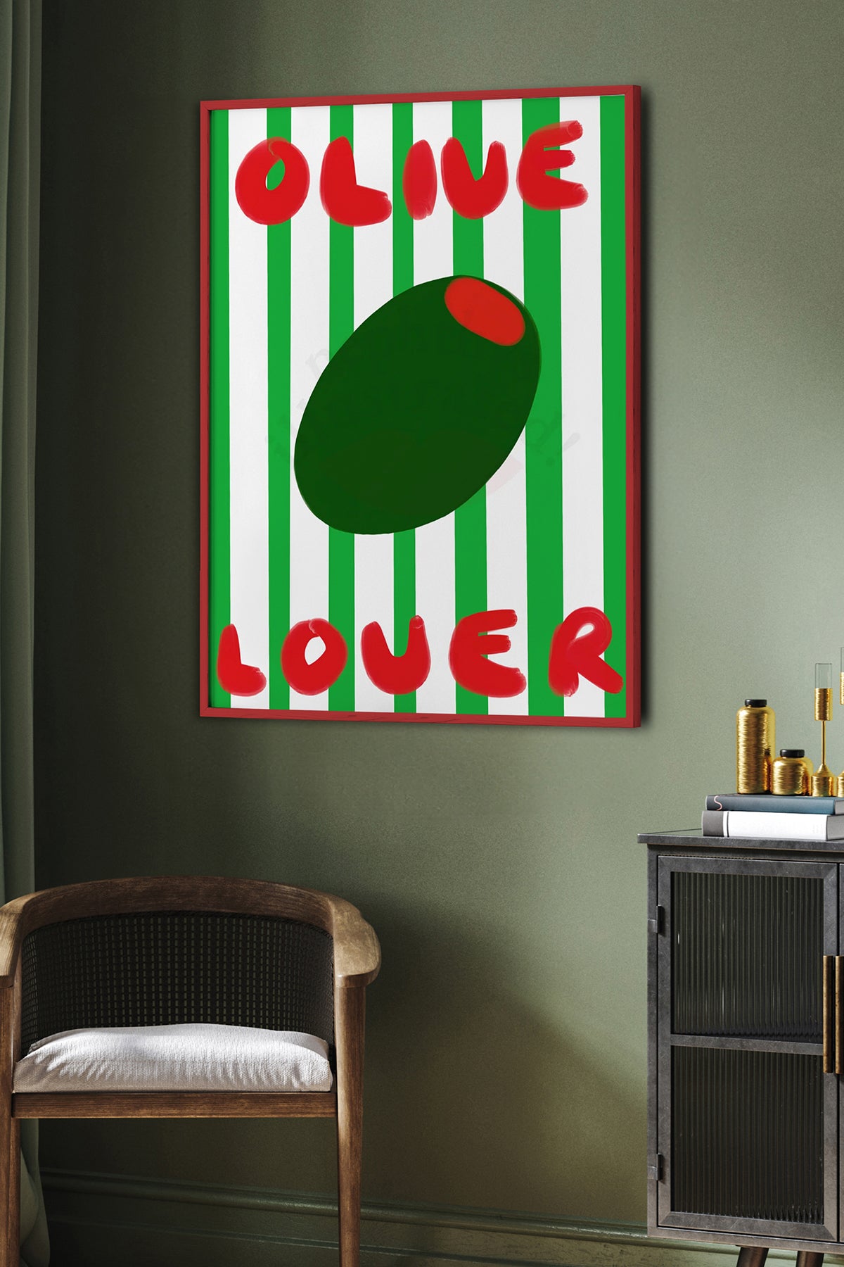 HOMEPACK Ahşap Çerçeveli Tablo Çerçeveli Poster Sanatsal Modern Duvar Dekoru BEK-8013