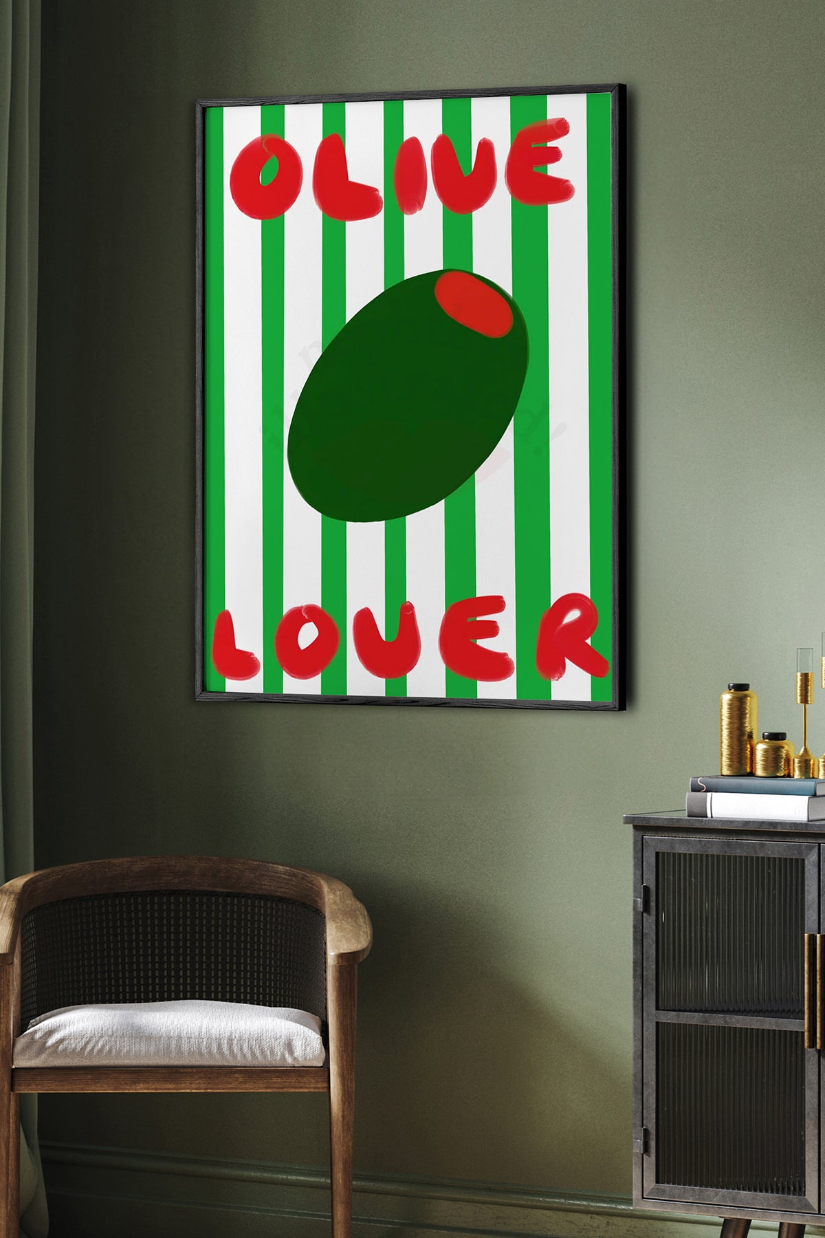 HOMEPACK Ahşap Çerçeveli Tablo Çerçeveli Poster Sanatsal Modern Duvar Dekoru BEK-8013
