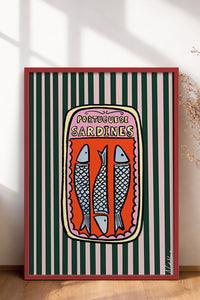 HOMEPACK Ahşap Çerçeveli Tablo Çerçeveli Poster Sanatsal Modern Duvar Dekoru BEK-8014